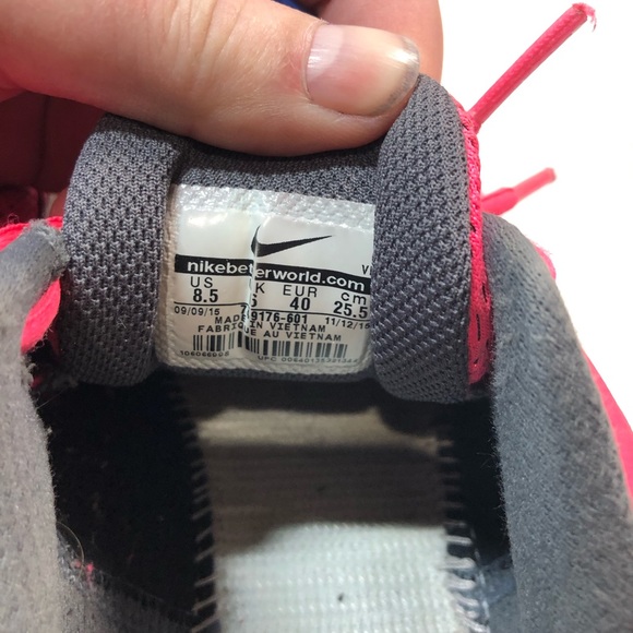 Nike Trifusion Run Running Shoe Pink 8.5 - Picture 11 of 14